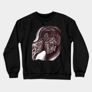 .Cyborg girl Crewneck Sweatshirt